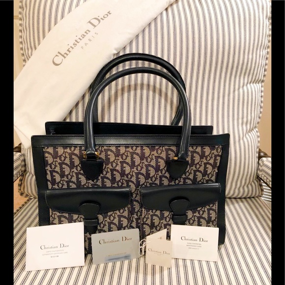 Dior Handbags - RARE Vintage Christian Dior Monogram Tote
